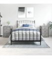 vidaXL Bedside Cabinets 2 pcs Grey Sonoma 40x36x60 cm Engineered Wood