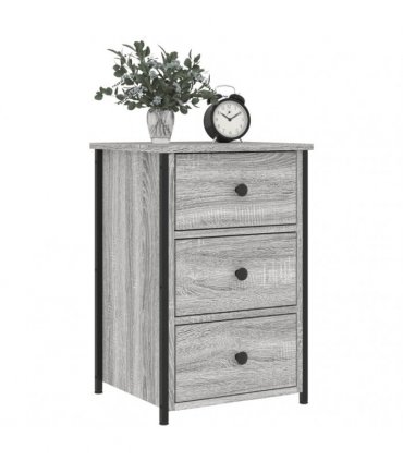 vidaXL Bedside Cabinets 2 pcs Grey Sonoma 40x36x60 cm Engineered Wood