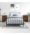 vidaXL Bedside Cabinets 2 pcs Smoked Oak 40x36x60 cm Engineered Wood