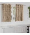 vidaXL Velvet Curtains 2 pcs Champagne 140 x 140 cm Velvet