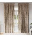 vidaXL Velvet Curtains 2 pcs Champagne 260 x 140 cm Velvet — Size: 140 x 260 cm — V0672129502