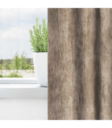vidaXL Velvet Curtains 2 pcs Champagne 260 x 140 cm Velvet — Size: 140 x 260 cm — V0672129502