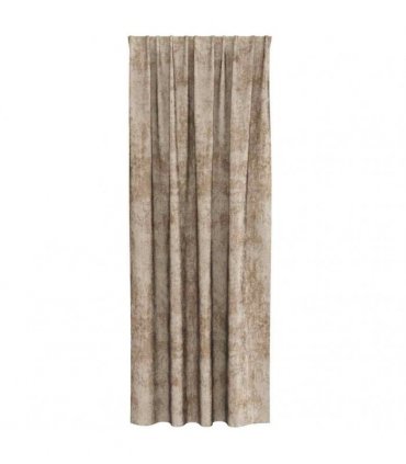 vidaXL Velvet Curtains 2 pcs Champagne 260 x 140 cm Velvet — Size: 140 x 260 cm — V0672129502
