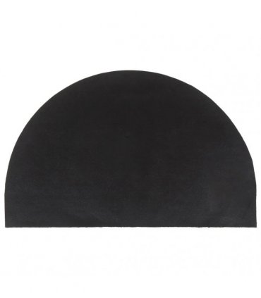 vidaXL Door Mat Natural Half Round 50x80 cm Tufted Coir — Size: 50 x 80 cm — V0672129503