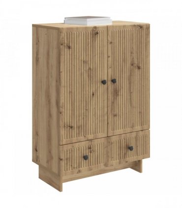 vidaXL Sideboard Artisan Oak 66 x 34.5 x 95 cm Engineered Wood — V0672129961