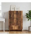 vidaXL Sideboard Old Wood 66 x 34.5 x 95 cm Engineered Wood — V0672129964