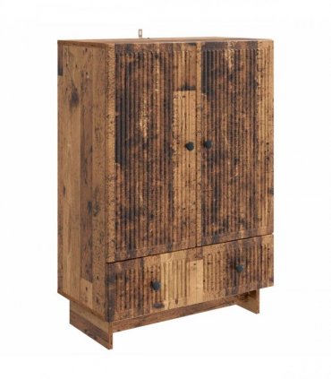 vidaXL Sideboard Old Wood 66 x 34.5 x 95 cm Engineered Wood — V0672129964