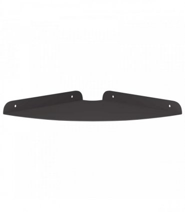 vidaXL Floating Shelf with Shelf 4 pcs Black 24 x 24 x 2 cm — Size: 24 cm