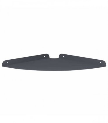 vidaXL Floating Shelf with Shelf 4 pcs Anthracite 30 x 30 x 2 cm — Size: 30 cm