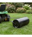 vidaXL Garden Lawn Roller 120 x 99 cm 110 L Iron — Colour: Black, Size: 40 x 90 cm, Model: with handle