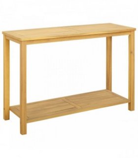 vidaXL Garden Console Table Light Acacia 110 x 40 x 75 cm