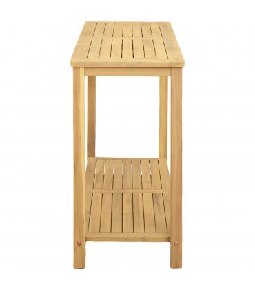 vidaXL Garden Console Table Light Acacia 110 x 40 x 75 cm