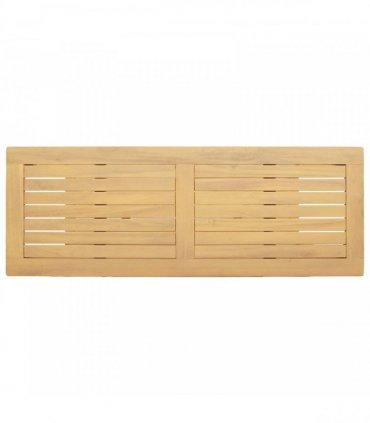 vidaXL Garden Console Table Light Acacia 110 x 40 x 75 cm