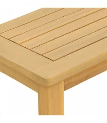 vidaXL Garden Console Table Light Acacia 110 x 40 x 75 cm