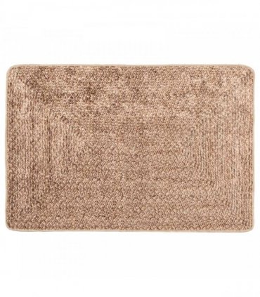 vidaXL Rug Runner MARSA Yellow 120 x 170 cm Polyester and PVC — Colour: Brown