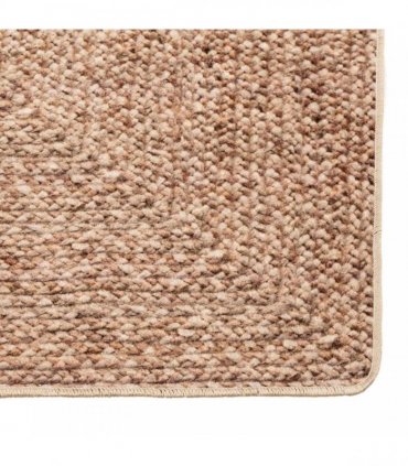 vidaXL Rug Runner MARSA Yellow 120 x 170 cm Polyester and PVC — Colour: Brown