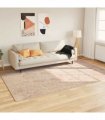 vidaXL Rug Runner MARSA Beige 150 x 230 cm Polyester and PVC