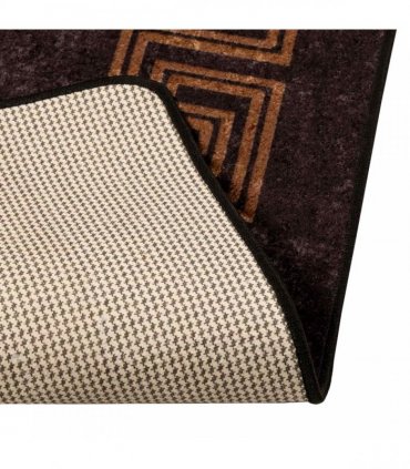 vidaXL Rug Runner MARSA Black 80 x 400 cm Polyester and PVC