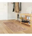vidaXL Rug Runner MARSA Yellow 50 x 100 cm Polyester and PVC — Colour: Brown