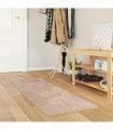 vidaXL Rug Runner MARSA Sand 50 x 200 cm Polyester and PVC