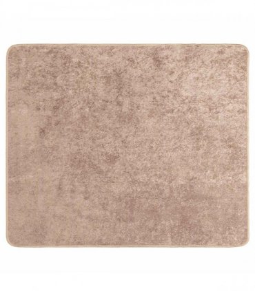 vidaXL Rug Runner MARSA Sand 80 x 100 cm Polyester and PVC