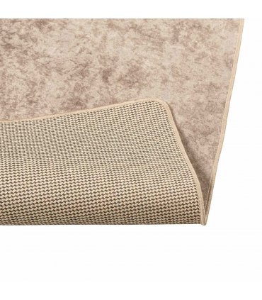 vidaXL Rug Runner MARSA Beige 80 x 200 cm Polyester and PVC