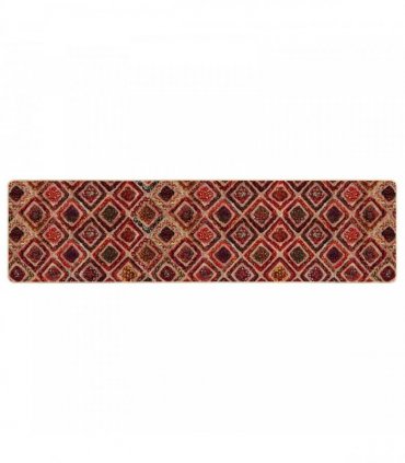 vidaXL Rug Runner MARSA Multicolour 80 x 250 cm Polyester and PVC