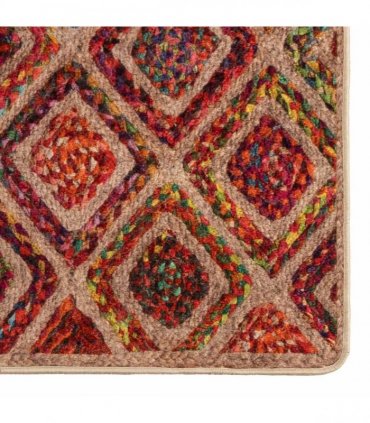 vidaXL Rug Runner MARSA Multicolour 50 x 350 cm Polyester and PVC
