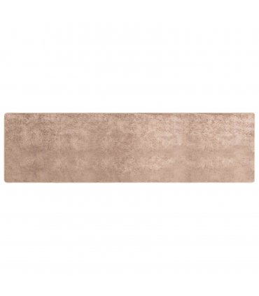 vidaXL Rug Runner MARSA Sand 80 x 350 cm Polyester and PVC