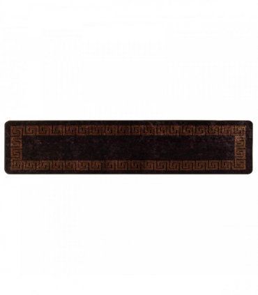 vidaXL Rug Runner MARSA Black 50 x 350 cm Polyester and PVC