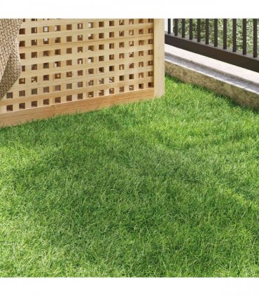 vidaXL Artificial Grass PP & PE — Colour: Green, Size: 1 x 10 m