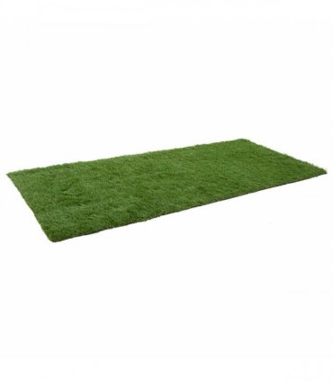 vidaXL Artificial Grass PP & PE — Colour: Green, Size: 1 x 15 m