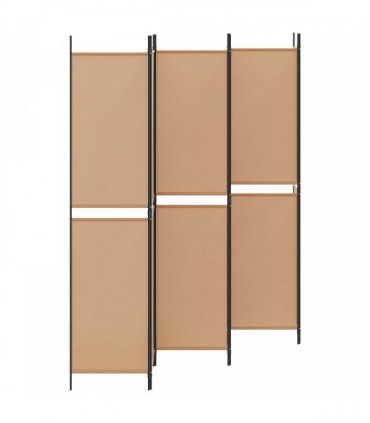 vidaXL 6-Panel Room Divider Beige 300 x 220 cm Fabric