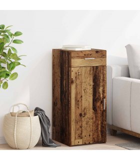 vidaXL Storage Cabinet Old Wood 40 x 42.5 x 93 cm Engineered Wood