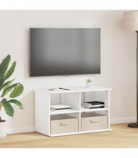vidaXL TV stand with Drawer White 79 x 40 x 48 cm