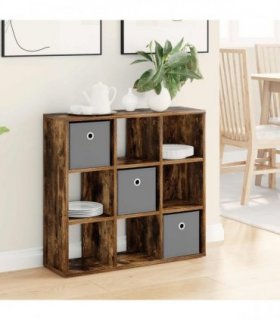 vidaXL Sideboard with Drawer Smoked Oak 73.5 x 24 x 69.5 cm
