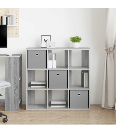 vidaXL Sideboard with Drawer Grey Sonoma 88.5 x 29 x 84.5 cm