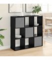 vidaXL Sideboard with Drawer Black Oak 102 x 31 x 99.5 cm
