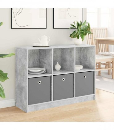 vidaXL Sideboard with Drawer Concrete Grey 102 x 32 x 73.5 cm