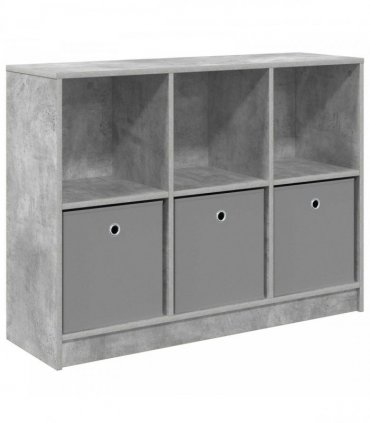 vidaXL Sideboard with Drawer Concrete Grey 102 x 32 x 73.5 cm