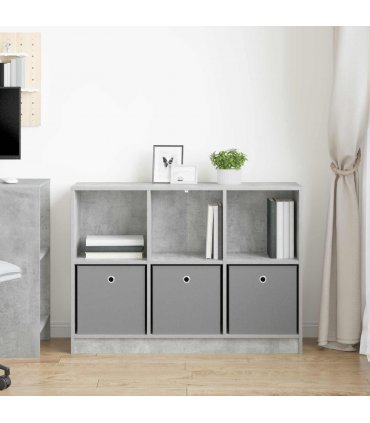 vidaXL Sideboard with Drawer Concrete Grey 102 x 32 x 73.5 cm