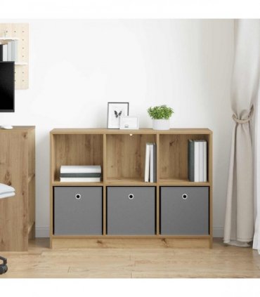 vidaXL Sideboard with Drawer Artisan Oak 102 x 32 x 73.5 cm