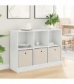 vidaXL Sideboard with Drawer White 102 x 32 x 73.5 cm