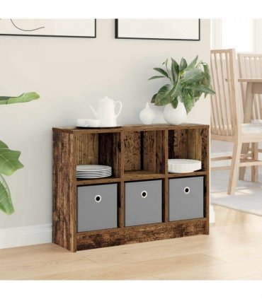 vidaXL Sideboard with Drawer Old Wood 73.5 x 22.5 x 53.5 cm — Size: 73.5 x 22 x 53.5 cm