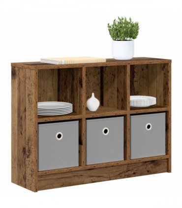 vidaXL Sideboard with Drawer Old Wood 73.5 x 22.5 x 53.5 cm — Size: 73.5 x 22 x 53.5 cm