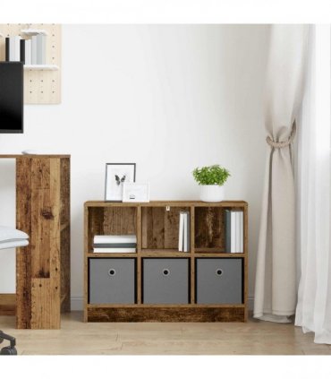 vidaXL Sideboard with Drawer Old Wood 73.5 x 22.5 x 53.5 cm — Size: 73.5 x 22 x 53.5 cm