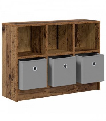 vidaXL Sideboard with Drawer Old Wood 73.5 x 22.5 x 53.5 cm — Size: 73.5 x 22 x 53.5 cm