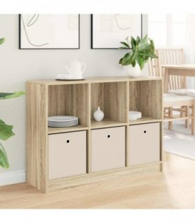 vidaXL Sideboard with Drawer Sonoma Oak 102 x 32 x 73.5 cm