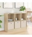 vidaXL Sideboard with Drawer Sonoma Oak 102 x 32 x 73.5 cm