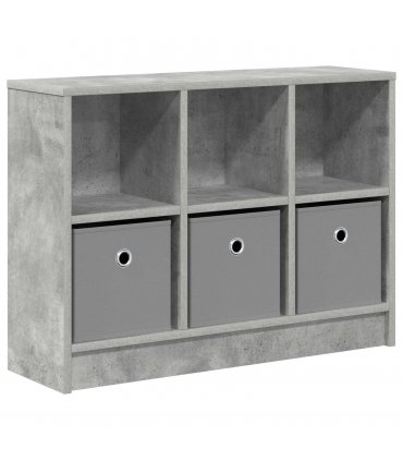 vidaXL Sideboard with Drawer Concrete Grey 73.5 x 22.5 x 53.5 cm — Size: 73.5 x 22 x 53.5 cm
